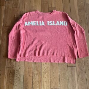 Town Pride Pink Amelia Island Sweater - Size Small